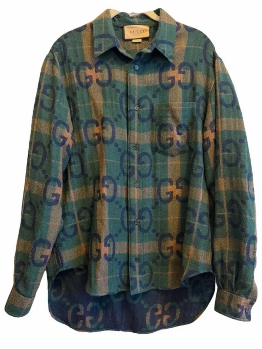 GUCCI GG Button-Up Flannel